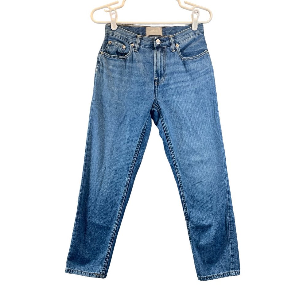 Everlane Womens Size 25 "Lightweight Relaxed Jean" Soft Denim Straight Leg Ankle